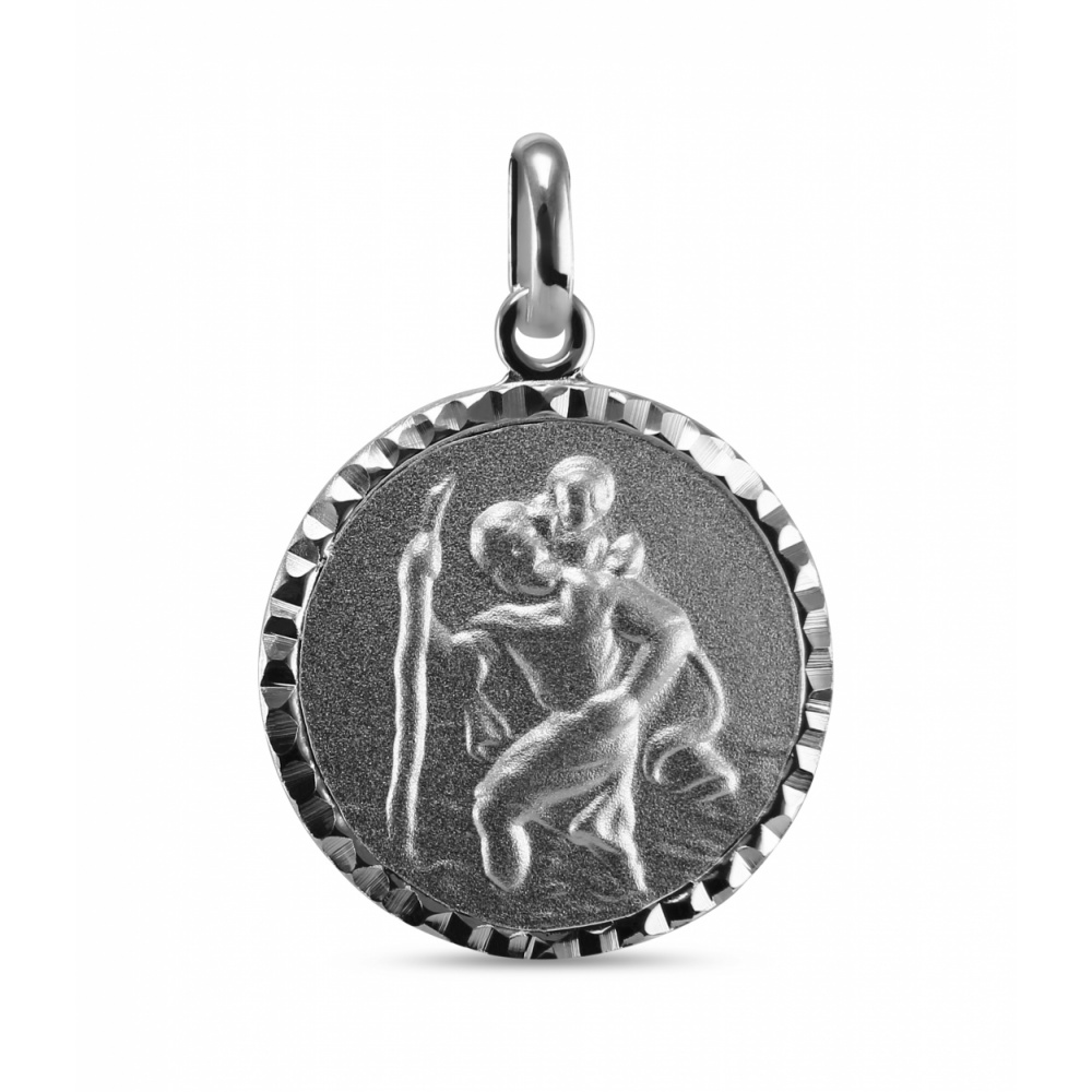 ▷ Médaille Saint-Christophe en Argent – BIJOUX ARGENT FRANCE