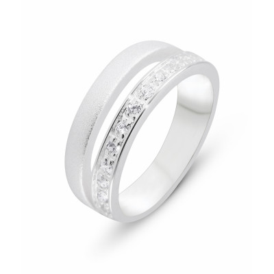 Bague Argent Oxyde de Zirconium