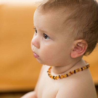 Bracelet d'ambre pour bébé - Multicolore