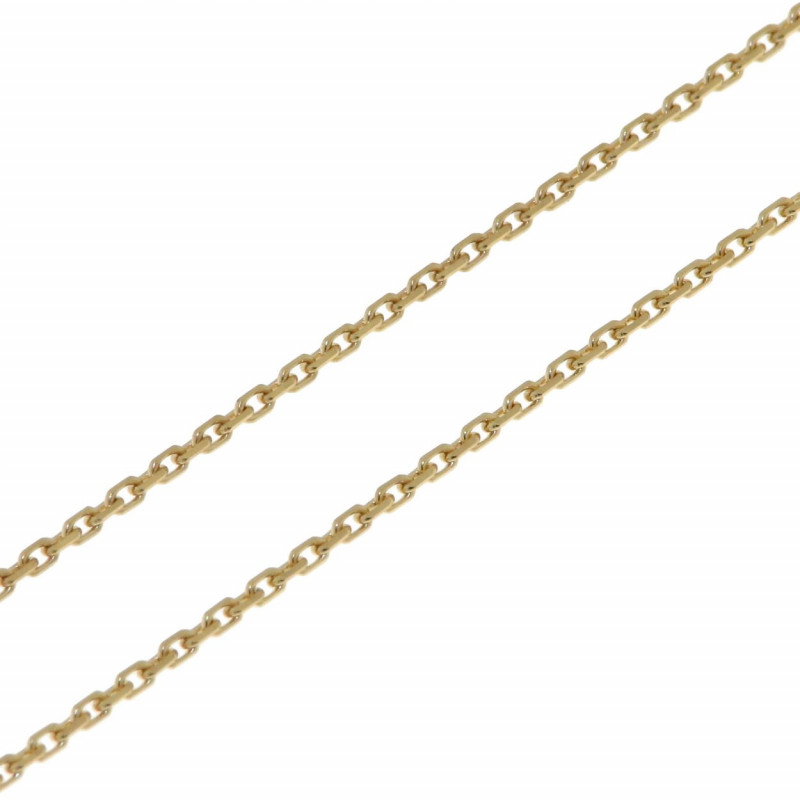 Chaine Or Jaune 375 maille forçat 1.4mm - 55cm