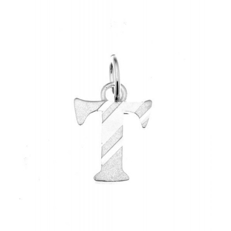 Pendentif Argent  Lettre T - Initiale T