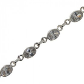 Bracelet Argent Oxyde de zirconium 5mm x 19cm